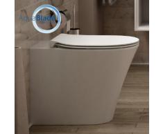 Ideal Standard Connect Air Stand-Tiefspül-WC, AquaBlade L: 54,5 B: 36 cm weiß ohne Beschichtung E004201