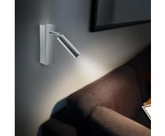 Herbert Schmidt Focus LED Wandleuchte/Wandstrahler B: 6,2 H: 16,5 cm, nickel matt 9893.16, EEK: A+. Diese Leuchte enthält eingebaute LED-Lampen. A++ (LED), A+ (LED), A (LED). Die Lampen können in der Leuchte nicht ausgetauscht werden.