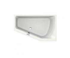 Duscholux Prime-Line 252 Eck Badewanne asymetrisch L: 160 B: 100 H: 45 cm weiß 615252000001