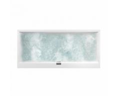 Villeroy & Boch Squaro Edge 12 Duo Rechteck Badewanne mit Whirlpoolsystem L: 190 B: 90 cm starwhite mit CombiPool Entry UCE190SQE2A1V96, EEK: A+. Dieser Whirlpool enthält eingebaute LED-Lampen. A++ (LED), A+ (LED), A (LED). Die Lampen können in dem...