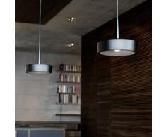 RIBAG ARVA Draft & Craft LED Pendelleuchte mit Linse 2700k 2-flammig B: 80 H: 250 cm, schwarz/lava 4111.120.27.13+4111.080.02.2#2, EEK: A+