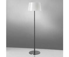 Foscarini Lumiere XXL Leseleuchte mit Dimmer Ø 32 H: 144 cm, chrom schwarz/weiß 191004C11, EEK: C
