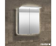 Sprinz Modern-Line Aufputz Spiegelschrank mit Paneel-Beleuchtung B: 60 H: 70 T: 16,9 cm mit Hintergrundbeleuchtung M02060029AM29A+Panel600+RW0600, EEK: A+. Dieser Spiegelschrank enthält eingebaute LED-Lampen. A++ (LED), A+ (LED), A (LED). Die Lampen...
