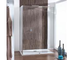 Hoesch CIELA Duschwand mit Kopfbrause, Vorwandversion, B: 160 H: 210 T: 80 cm, Links 8629026.101401