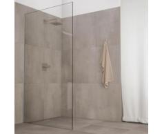 Koralle X88 Free WalkIn Duschwand B: 140 H: 200 cm, Aufputz ESG transparent / silber hochglanz VR20714020CA1