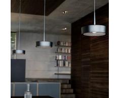 RIBAG ARVA Draft & Craft LED Dali Pendelleuchte mit Linse 3000k 3-flammig B: 150 H: 250 cm, schwarz/lava 4111.120.30.13+4111.150.03.2 DIG#3, EEK: A+