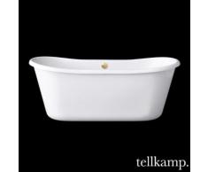 Tellkamp Scala freistehende Oval Badewanne, Ablaufset Messing L: 171 B: 69 H: 66 cm 0100-081-B/ME