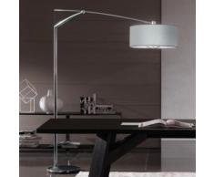 Vibia Balance Steh-/Bogenleuchte mit Dimmer B: 50 H: 210 T: 215 cm, chrom/aluminium grau 519201, EEK: A++