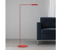 Lumina Flo Lounge LED Stehleuchte / Leseleuchte Ø 23 B: 42 H: 100 cm, rot 97103op00, EEK: A+