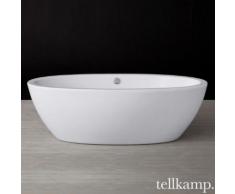 Tellkamp Space freistehende Oval Badewanne L: 190 B: 94 H: 60 cm weiß/weiß 0100-088-A/CR