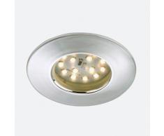 Briloner Attach LED Einbauleuchten rund Ø 7,5 H: 2,8 cm, chrom 7204-018, EEK: A+. Diese Leuchte enthält eingebaute LED-Lampen. A++ (LED), A+ (LED), A (LED). Die Lampen können in der Leuchte nicht ausgetauscht werden.