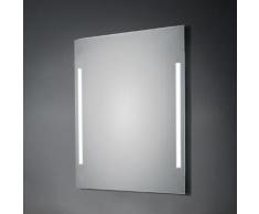 KOH-I-NOOR ILLUMINAZIONE LATERALE Wandspiegel B: 80 H: 100 T: 3,3 cm, mit Seitenbeleuchtung 45728, EEK: A+. Dieser Spiegel ist geeignet für Leuchtmittel der Energieklassen: A+, A, B. Der Spiegel wird verkauft mit einem Leuchtmittel der Energieklasse: A.