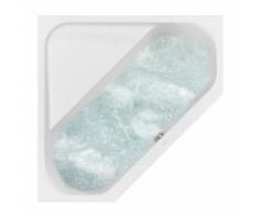 Villeroy & Boch Loop & Friends SQUARE Duo Eck Badewanne m. Whirlpoolsys. L:140 B:140cm starwhite mit Special CombiPool Invisible UIP140LFS3B1V96, EEK: A+