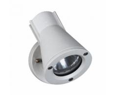 Albert Wandstrahler für Pressglasreflektorlampe Ø 10 T: 13,5 cm, weiß 682153, EEK: A++