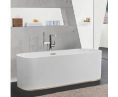 Villeroy & Boch Finion freistehende Badewanne L: 170 B: 70 H: 63,3 cm weiß, champagner, mit Design-Ring UBQ177FIN7A200V201