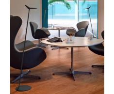 Vibia Skan LED Steh-/Leseleuchte mit Dimmer B: 28 H: 123,5 T: 30 cm, graphit matt/klar 025018, EEK: A+