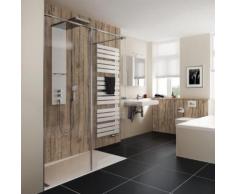 HSK Pro Concept Walk In Duschwand, 2-teilig B: 100 H: 200 cm, Anschlag L ESG klar hell / chrom 1735100-41-50#Li