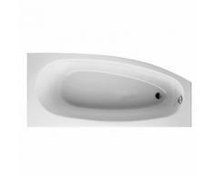 Mauersberger bombax Eck Badewanne L: 170 B: 75 H: 45,5 cm Links weiß 1417000101