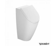 Duravit ME by Starck Urinal rimless, Zulauf von hinten weiß, ohne Fliege 2812300000