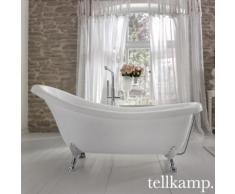 Tellkamp Nostalgia freistehende Oval Badewanne L: 175 B: 82,5 H: 83 cm Löwenfuß chrom 0100-061-02-C/CR