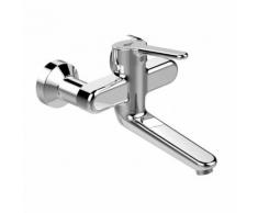 Ideal Standard CeraPlus 2 Einhebel-Wand-Waschtischarmatur mit absper. S-Anschlüsse Ausladung: 249 mm BC111AA