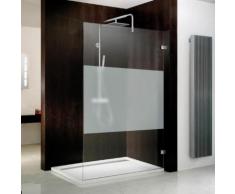 HSK Walk In Atelier Pur Duschwand B: bis 120 H: bis 200 cm, Anschlag rechts mittig mattiert / chrom optik AP.75-41-100#Re