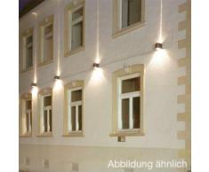 Albert Wandstrahler B: 14 H: 15 T: 16 cm, silber 692185, EEK: C. Diese Leuchte ist geeignet für Leuchtmittel der Energieklassen: C, D, E.