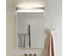 Illumina/Astro Tallin Wandleuchte/Spiegelleuchte B: 120 H: 4 T: 8 cm, chrom/opalweiß 0902, EEK: A+. Diese Leuchte ist geeignet für Leuchtmittel der Energieklassen: A+, A, B, C, D, E.