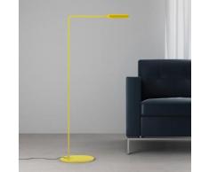 Lumina Flo Lounge LED Stehleuchte / Leseleuchte Ø 23 B: 42 H: 100 cm, gelb 97105op00, EEK: A+