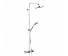 Nobili ABC Duschsystem mit Brause-Thermostatmischer, Duscharm 300 mm AB8703030CR