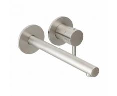 Herzbach Design iX Waschtisch-Unterputzbatterie für Wandmontage Ausladung: 240 mm 17.139575.1.09