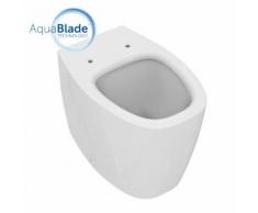 Ideal Standard Dea Stand-Tiefspül-WC, AquaBlade L: 55 B: 36,5 cm weiß mit Ideal Plus T3489MA
