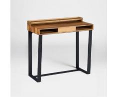Lambert HARVEY Laptop-/Schminktisch L: 860 B: 430 H: 810 mm, schwarz/eiche natur 56745