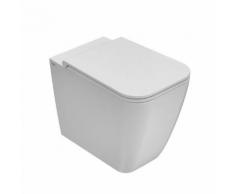 Globo STONE Stand-Tiefspül-WC L: 52 B: 36 H: 43 cm, Ausführung kurz weiß matt ST002BO