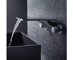 AXOR Massaud 3-Loch Waschtischarmatur für Wandmontage Ausladung: 259 mm 18115000
