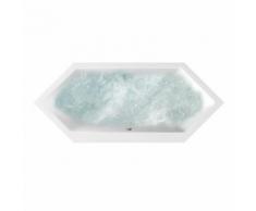 Villeroy & Boch Subway Duo Sechseck Badewanne mit Whirlpoolsystem L: 190 B: 80 cm weiß mit AirPool Entry UAE190SUB6A2V01, EEK: A+. Dieser Whirlpool enthält eingebaute LED-Lampen. A++ (LED), A+ (LED), A (LED). Die Lampen können in dem Whirlpool nicht...