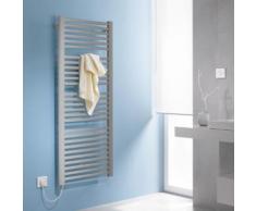 Kermi Basic-E Heizkörper B: 45 H: 177 cm glanzsilber metallic, 800 Watt, Elektro-Set WKS L E0E10180045WCXK