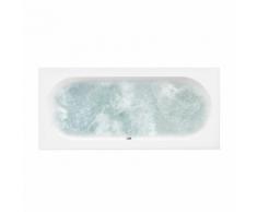 Villeroy & Boch O.novo Duo Rechteck Badewanne mit Whirlpoolsystem L: 180 B: 80 cm weiß mit HydroPool Entry UHE180CAS2A2V01, EEK: A+. Dieser Whirlpool enthält eingebaute LED-Lampen. A++ (LED), A+ (LED), A (LED). Die Lampen können in dem Whirlpool nicht...