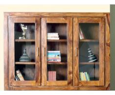 Sheesham Holz massiv Highboard-Aufsatz Palisander Möbel METRO LIFE #114