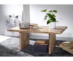 Couchtisch Akazie 120x70x45 natur lackiert LIVE EDGE #305