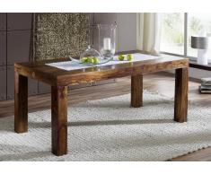 Sheesham Möbel Esstisch 160x90 Palisander Holz massiv CUBUS METRO LIFE #170