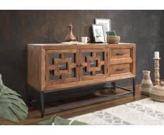 Konsolentisch Akazie 155x47x86 braun lackiert STILMÖBEL #112