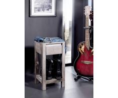 Beistelltisch Sheesham 30x30x60 smoked oak lackiert SYDNEY #234