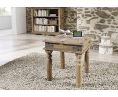 Couchtisch Sheesham 45x45x46 grau geölt LEEDS #25