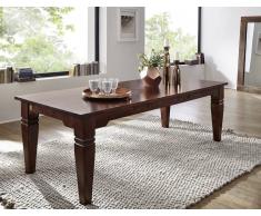 Kolonialmöbel Esstisch 200x100 massiv Akazie Holz SUNO OXFORD #606