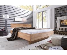 WOODLIVE Massivholzbett CIELO 140x200 Kernbuche massiv geölt