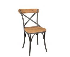 1920s ORIGINAL Stuhl #101 Teak und Eisen