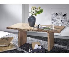 Couchtisch Akazie 120x60x45 natur lackiert LIVE EDGE #307