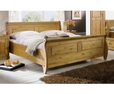 NIZZA Bett 180x200 Kiefer massiv honiglack