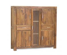 Palisander Massivholz Highboard Sheesham Möbel METRO LIFE #107